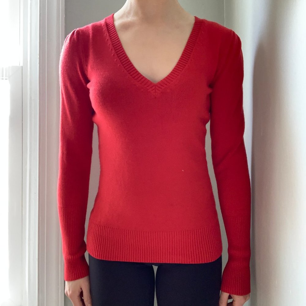 FRENCH CONNECTION SWEATER - CHERRY